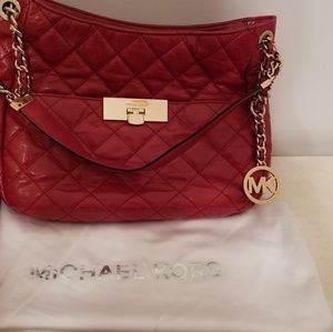 Michael Kors purse (quilted red)